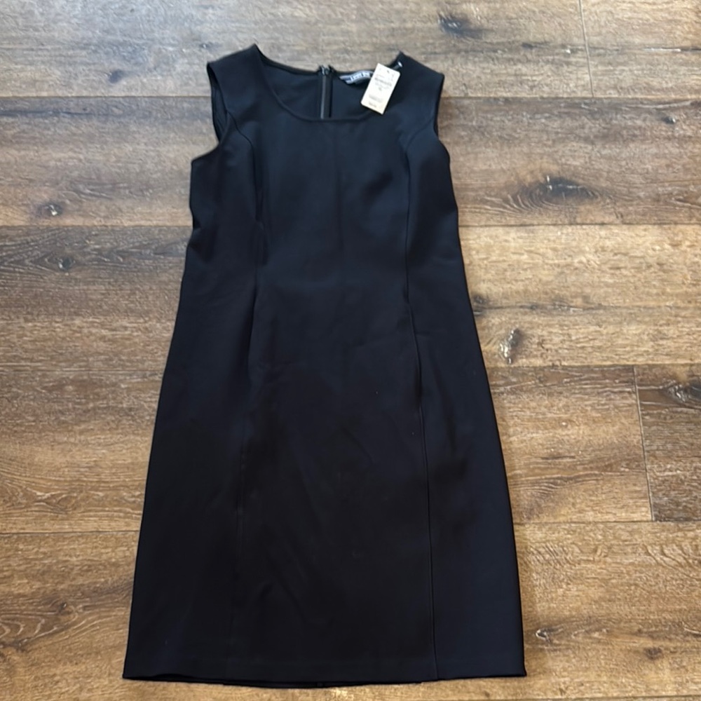 Lands end black dress with‎ pockets 10 NWT